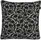 Mica decorations kelly outdoor kussen zwart - l45xb45xh10cm