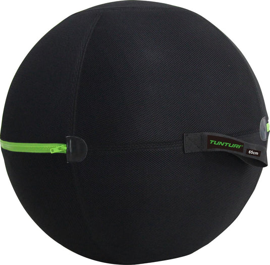 Tunturi fitnessbalhoes 65cm met groene rits