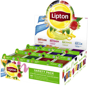 Lipton feel good selection thee variety pack assortimentsdoos (180 stuks)