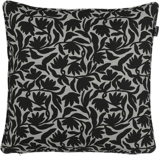 Mica decorations kelly outdoor kussen zwart - l45xb45xh10cm