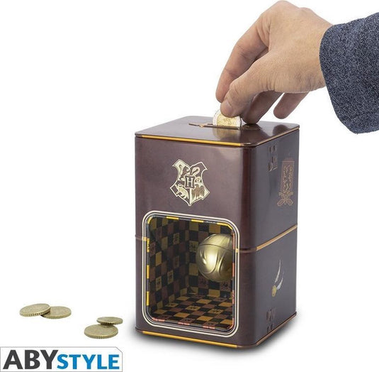 Harry potter golden snitch unisex spaarpot - bruin - standard