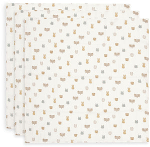 Jollein hydrofiele doek small - 70x70cm - jollies - 3 stuks