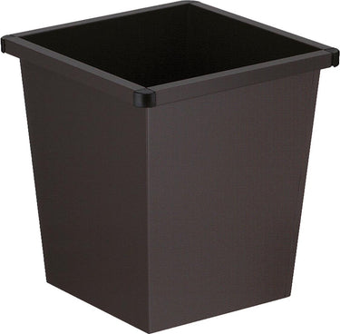 V-part vepabins vierkanttapse papierbak - 27l - zwart