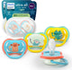 Philips avent ultra air day night – glow-in-the-dark fopspeen – extra luchtopeningen – 4 stuks - scf349 56
