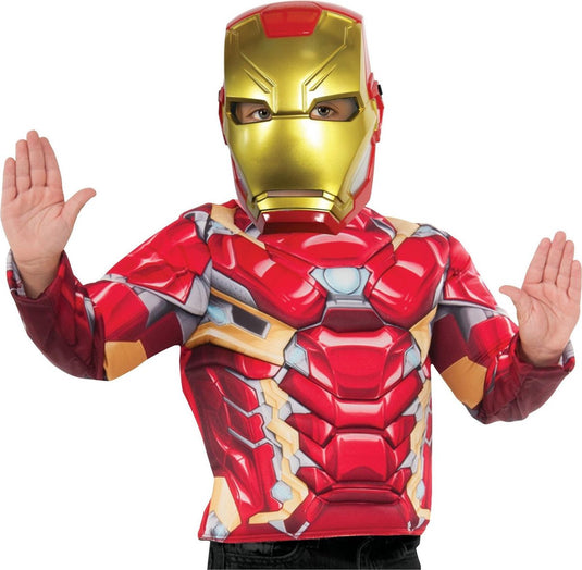 Rubies rubie's verkleedmasker iron man avengers jongens geel one-size
