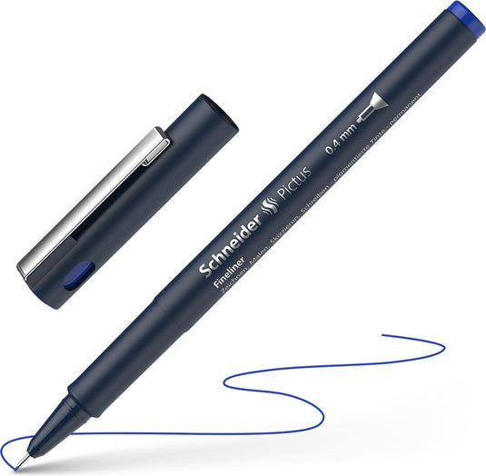 Schneider schrijfwaren schneider fineliner - pictus - lijnbreedte 0,4mm - blauw - s-197403