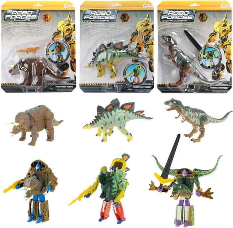 Cargue la imagen en el visor de la galería, Twisk roboforces veranderrobot dino 30115z
