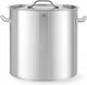 Hendi grote kookpan met deksel – 50l – inductiegeschikt – koelblijvende handgrepen – matte afwerking