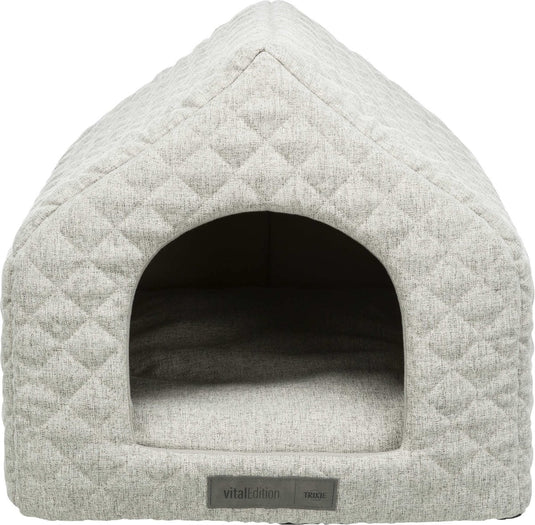 Trixie - hondenmand - huis - noah - vitaal - schuimrubber - lichtgrijs - 43x40x45 cm