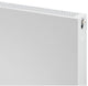 Plieger compact paneelradiator type 22 vlak - wit - 60 x 40 cm