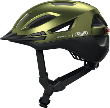 Abus fietshelm urban-i 4.0 ace pepper green m - 54-58 cm - groen - geschikt voor gebruik op elektrische fietsen - stadsfietsen - 280 g