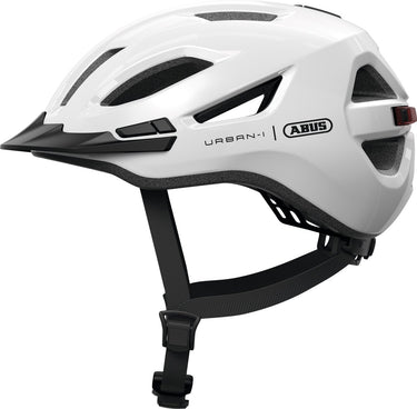 Abus fietshelm urban-i 4.0 shiny white s - 51-55 cm - wit - geschikt voor gebruik op elektrische fietsen - stadsfietsen - 250 g
