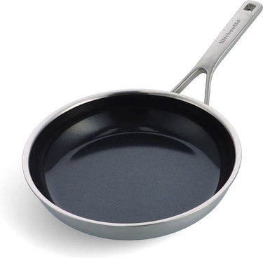 Kitchenaid multi-ply koekenpan ø20cm - rvs - inductie - anti-aanbak - pfas-vrij