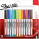 Sharpie permanente markers | ultrafijne punt | diverse kleuren | 12 stuks