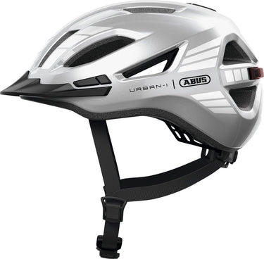 Abus fietshelm urban-i 4.0 signal silver s - 51-55 cm - zilver - geschikt voor gebruik op elektrische fietsen - stadsfietsen - 250 g