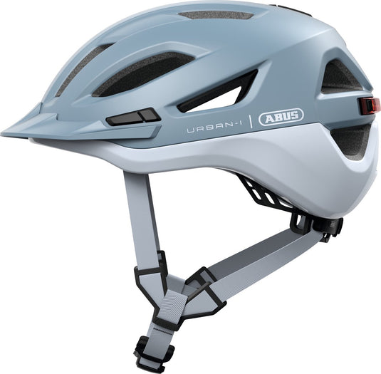 Abus fietshelm urban-i 4.0 ace glacier blue l - 57-61 cm - blauw - geschikt voor gebruik op elektrische fietsen - stadsfietsen - 300 g