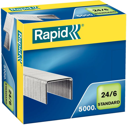 Rapid nietjes 24 6 gegalvaniseerd - doos van 5.000 nietjes