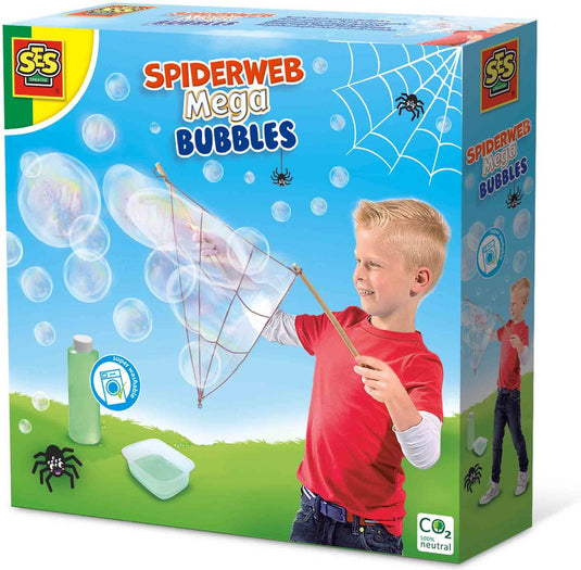 Ses creative ses - spinnenweb mega bubbles - sterk bellenblaassop - maak een spinnenweb van bellen in één keer