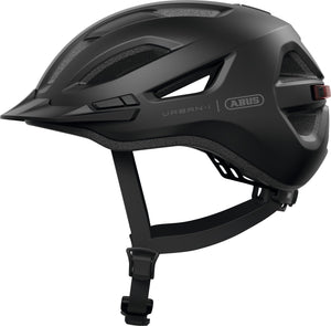 Abus fietshelm urban-i 4.0 velvet black m - 54-58 cm - zwart - geschikt voor gebruik op elektrische fietsen - stadsfietsen - 270 g