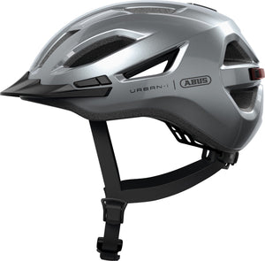 Abus fietshelm urban-i 4.0 graphite silver s - 51-55 cm - zilver - geschikt voor gebruik op elektrische fietsen - stadsfietsen - 250 g