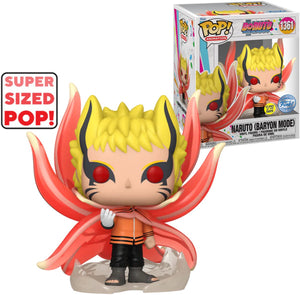 Funko pop! naruto (baryon mode) (glow) 6 inch - boruto: naruto next generation exclusive
