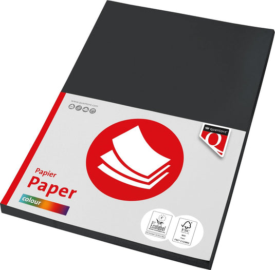 Quantore kopieerpapier fastprint a4 80gr zwart 100vel