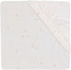Jollein baby - hoeslaken jersey 70 75x140 150cm - ledikant babybed - zacht katoen - twinkling wild rose