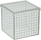 Albatros hengelsport transparante 3d rasterkubus - 10x10x10 cm