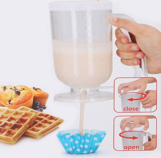Alpina beslagdispenser - voor nauwkeurige beslag dosering - 900ml - 10 x 20 cm