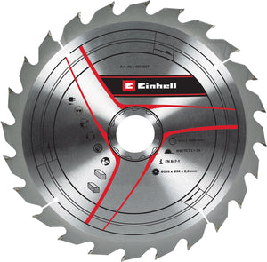 Einhell hardmetalen tct zaagblad - ø210 x 30 x 1,6 mm - 24 tanden