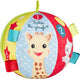 Sophie de giraf speelbal met rammelaar - babyspeelgoed - speelgoedbal - vanaf 3 maanden - ø11 cm - meerkleurig