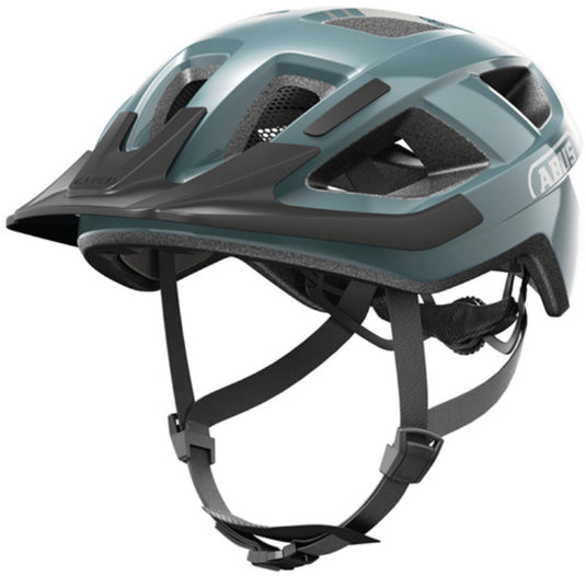 Abus fietshelm aduro 3.0 led glacier blue m - 52-58 cm - blauw - geschikt voor gebruik op elektrische fietsen - stadsfietsen - 315 g