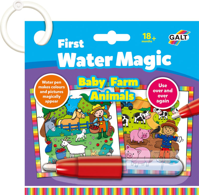 Afbeelding laden in galerijviewer, Galt water magic - baby boerderijdieren - vanaf 1 jaar - water kleurboek
