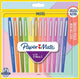 Paper mate flair-viltstiften | medium punt (0,7 mm) | diverse pastelkleuren | 12 stuks