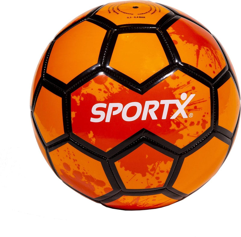 Afbeelding laden in galerijviewer, Sportx voetbal oranje – strand recreatie – maat 5-formaat (ø 22 cm) -
