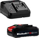 Einhell 18 v 2.5 ah power x-change starter kit - 1x 2.5 ah accu en snellader - universeel voor alle power x-change machines