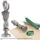 The noble collection harry potter stempel slytherin 10 cm zilverkleurig