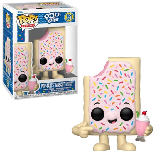Funko pop! ad icons: pop tarts - pop-tart mascot (strawberry milkshake)