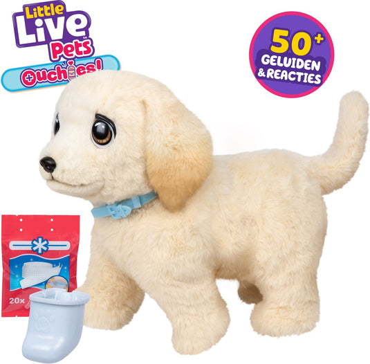 Little live pets ouchies puppy cooper - interactieve knuffel
