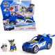 Paw patrol - search rescue - chase's voertuig met 2 figuren terugtrekfunctie - speelgoedvoertuigen