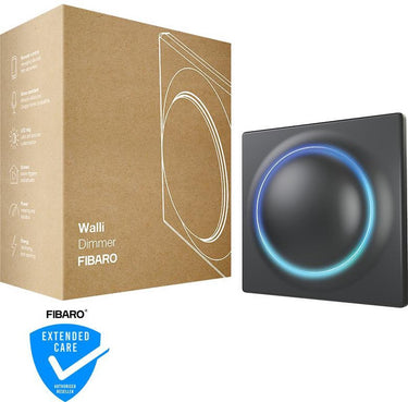 Fibaro walli dimmer - slimme inbouw dimmer - geschikt voor led - antraciet - z-wave plus
