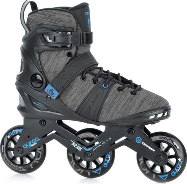 Tempish ayroo 3x90 skeelers volwassenen – 3 wielen 90mm – fitness speed inline skates – zwart blauw – maat 44
