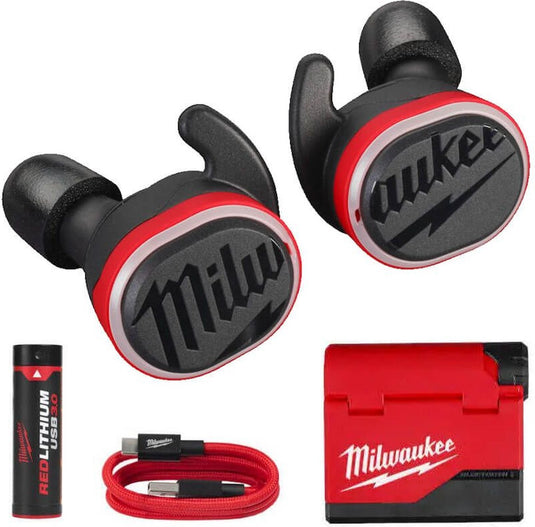 Milwaukee l4 rlepb-301 gehoorbescherming met bluetooth® - inear koptelefoon oortjes met gehoorbescherming 4933478750
