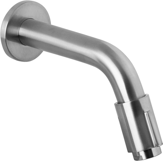 Differnz muurkraan mat chroom – inbouw wastafelkraan – kraan koud water – 15 cm – toiletkraan