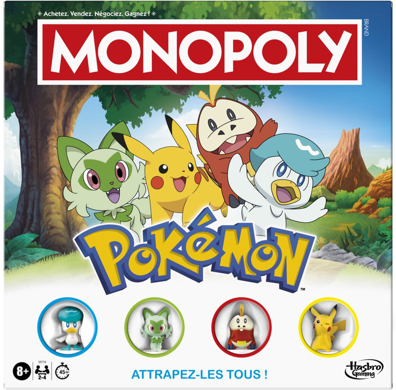 ギャラリービューアに画像をロードする, Monopoly édition pokémon, jeu de plateau pour enfants et fans de pokémon, jeux familiaux, à partir de 8 ans
