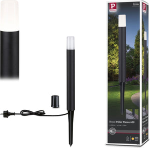 Paulmann led-bolderlamp flarea ip65 400mm 3000k 3,1w 280lm 230v zwart aluminium