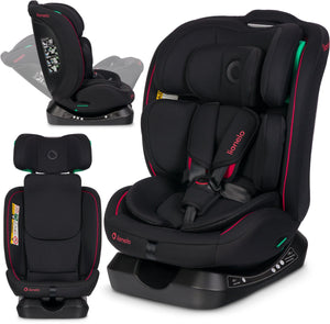 Lionelo aart i-size autostoel 4in1 – 40-150 cm (0-12 jaar) – rwf fwf – achterwaarts tot 105 cm – installatie met autogordel – memory foam hoofdsteun – 13 standen – kantelbaar – wasbare hoes – r129 gecertificeerd