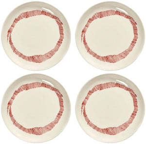 Serax - ottolenghi feast - bord xs - wit rood - 16 ø - 4 stuks