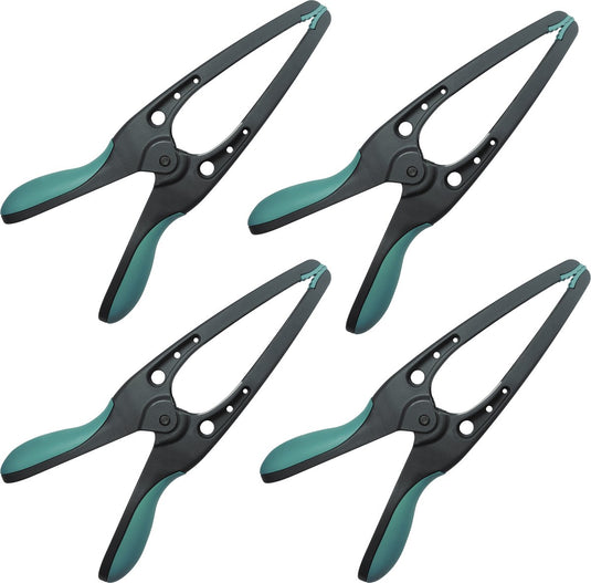 Wolfcraft - 4 spitsveerklemmen pro - veerklem 70 mm - 8643000