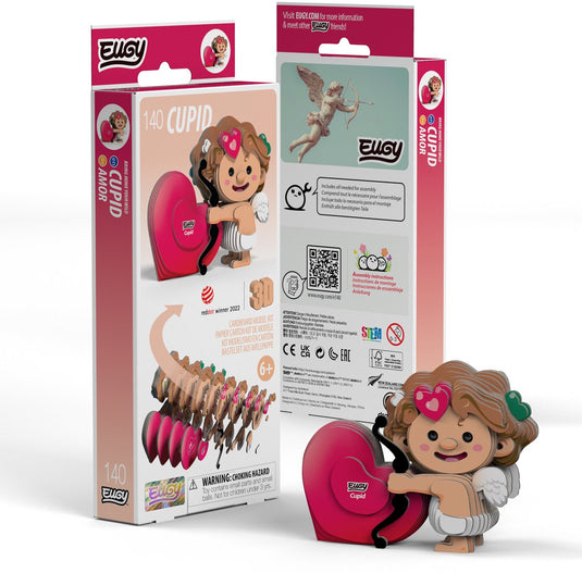 Eugy 3d puzzel - cupido - fantasiefiguren - duurzaam - verzamel ze allemaal - 6 jaar